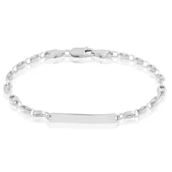 Histoire d'Or Bracelet Identité Carrus Argent Blanc