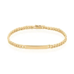 Histoire d'Or Bracelet Identité Clement Plaqué Or Jaune