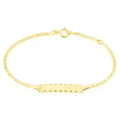 Bracelet Identité Esta Maille Forçat-Histoire d'Or Clearance