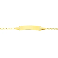 Histoire d'Or Bracelet Identité Estella Maille Cheval Or Jaune