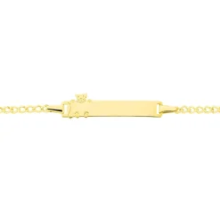 Bracelet Identité Etheline Maille Gourmette Or Jaune-Histoire d'Or Discount