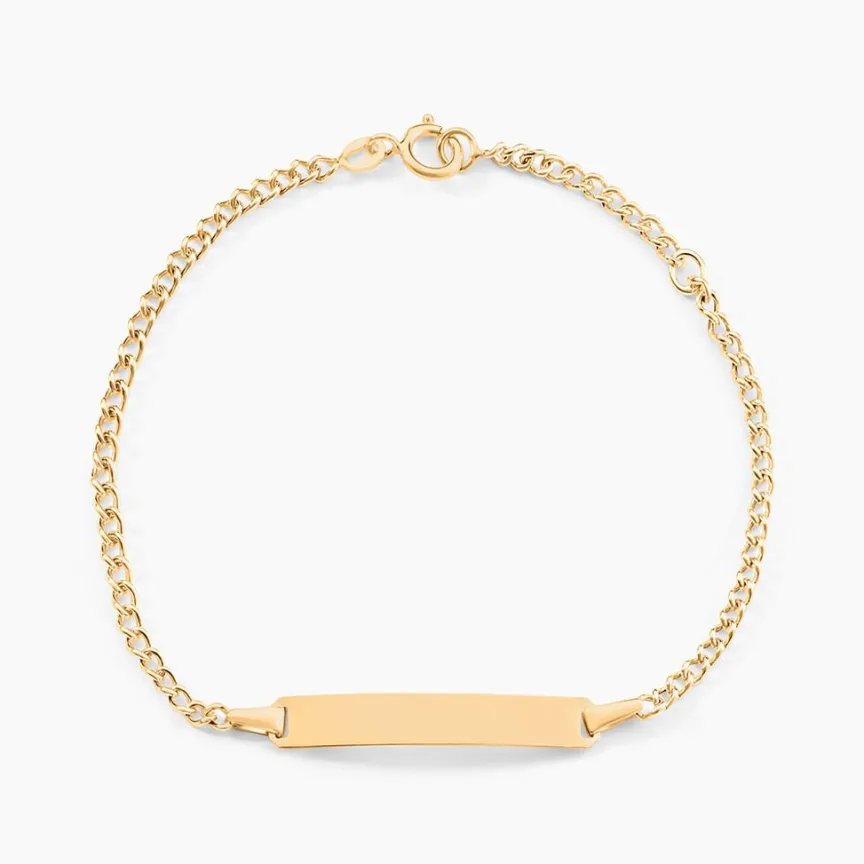 Bracelet Identité Etheline Maille Gourmette-Histoire d'Or Sale