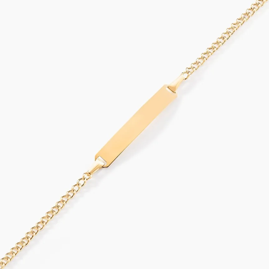 Bracelet Identité Etheline Maille Gourmette-Histoire d'Or Sale