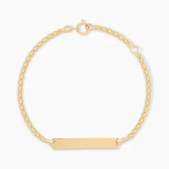Bracelet Identité Euphenia Maille Bismark Or Jaune-Histoire d'Or Best