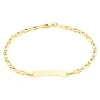 Bracelet Identité Fanelia Maille Marine Or Jaune-Histoire d'Or Discount