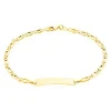 Histoire d'Or Bracelet Identité Fanelia Maille Marine Or Jaune
