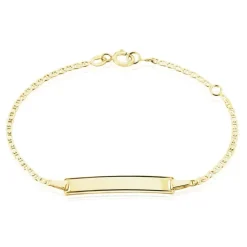 Bracelet Identité Fanelia Maille Marine Or Jaune-Histoire d'Or Online