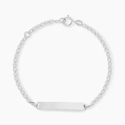 Bracelet Identité Fanelia Or Blanc-Histoire d'Or Discount