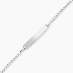 Bracelet Identité Fanelia Or Blanc-Histoire d'Or Discount