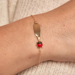 Bracelet Identité Gaspardine Maille Forçat Or Jaune-Histoire d'Or Outlet