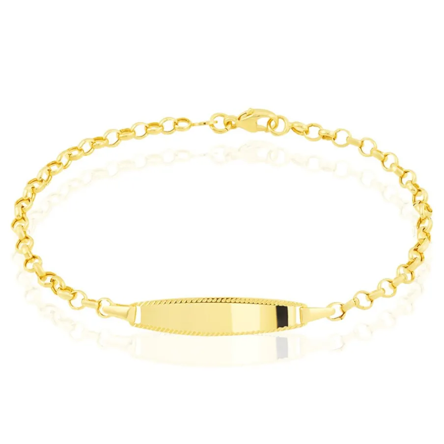 Histoire d'Or Bracelet Identité Marcel Maille Jaseron