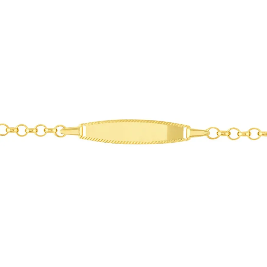 Histoire d'Or Bracelet Identité Marcel Maille Jaseron