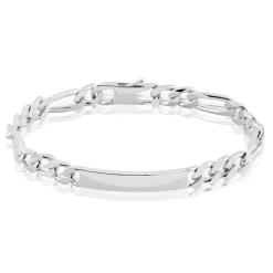 Bracelet Identité Vivian Argent Blanc-Histoire d'Or
