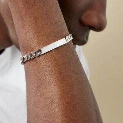 Bracelet Identité Vivian Argent Blanc-Histoire d'Or