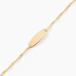 Bracelet Identite Bebe Or Jaune Ericka-Histoire d'Or Clearance