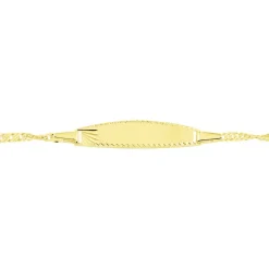 Bracelet Identite Bebe Or Jaune Eowyn-Histoire d'Or New