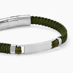 JOURDAN Bracelet Identitée Dikeledi Acier Argenté