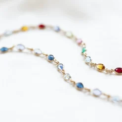 Bracelet Ilvaae Plaqué Or Jaune Pierre De Synthese-Histoire d'Or Clearance