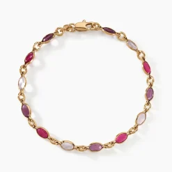 Bracelet Ilvaae Plaqué Or Jaune Pierre De Synthese-Histoire d'Or Online