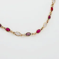 Bracelet Ilvaae Plaqué Or Jaune Pierre De Synthese-Histoire d'Or Online