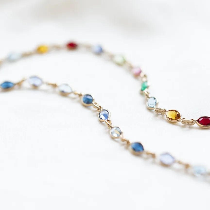 Bracelet Ilvaae Plaqué Or Jaune Pierre De Synthese-Histoire d'Or Best