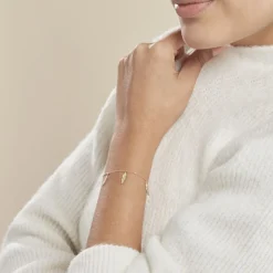 Bracelet Indian Nature Feuilles Or Jaune-Histoire d'Or