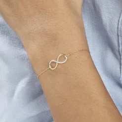 Bracelet Infino Or Jaune Diamant-Histoire d'Or Online