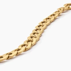 Bracelet Iris Or Jaune Maille Gourmette-Histoire d'Or Outlet