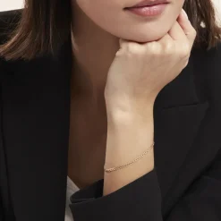 Bracelet Iris Or Jaune Maille Gourmette-Histoire d'Or Best