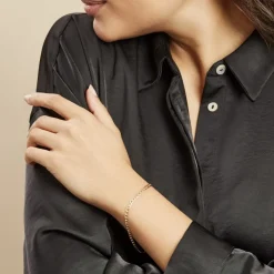 Bracelet Iris Or Jaune Maille Gourmette-Histoire d'Or Outlet