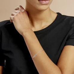 Bracelet Isabel Argent Blanc Oxyde De Zirconium-Histoire d'Or Clearance