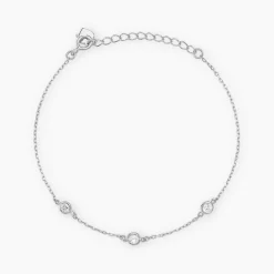 Histoire d'Or Bracelet Iseline Argent Blanc Oxyde De Zirconium