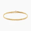 Histoire d'Or Bracelet Ivy Maille Haricot Or Jaune