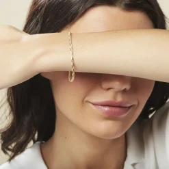 Bracelet Izel Maille Anglaise Or Jaune-Histoire d'Or Outlet