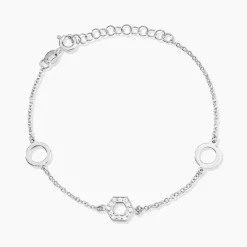 Bracelet Jalila Argent Blanc Oxyde De Zirconium-Histoire d'Or Outlet