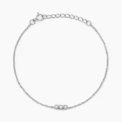 Bracelet Janys Argent Blanc Oxyde De Zirconium-Histoire d'Or Clearance