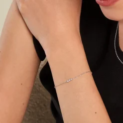 Bracelet Janys Argent Blanc Oxyde De Zirconium-Histoire d'Or Clearance