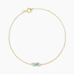 Bracelet Jardin Secret Or Jaune Topaze Oxyde De Zirconium-Histoire d'Or New