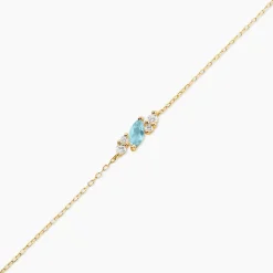 Bracelet Jardin Secret Or Jaune Topaze Oxyde De Zirconium-Histoire d'Or New