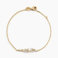 Bracelet Jardins D'hiver Plaqué Or Jaune Oxyde De Zirconium-Histoire d'Or Online