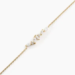 Bracelet Jardins D'hiver Plaqué Or Jaune Oxyde De Zirconium-Histoire d'Or Online