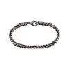 Histoire d'Or Bracelet Jasone Maille Franco Acier Gris