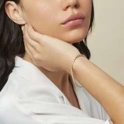 Bracelet Jayna Maille Palmier Or Jaune-Histoire d'Or Clearance