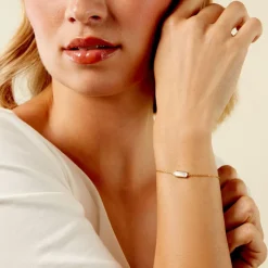 Bracelet Jazz Acier Jaune Nacre-Histoire d'Or Clearance