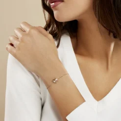 Bracelet Jelissa Plaqué Or Jaune Oxyde De Zirconium-Histoire d'Or Online