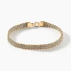 Bracelet Jerry 3 Or Bicolore-Histoire d'Or Outlet