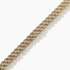 Bracelet Jerry 3 Or Bicolore-Histoire d'Or Outlet