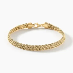 Bracelet Jerry Maille Corde 3 Rangs-Histoire d'Or Hot