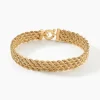 Bracelet Jerry Maille Corde 4 Rangs Or Jaune-Histoire d'Or Discount