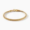 Histoire d'Or Bracelet Jerry Maille Corde 2 Rangs Or Jaune